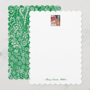 Invitation Notes personnalisés avec Santa et Rudolf