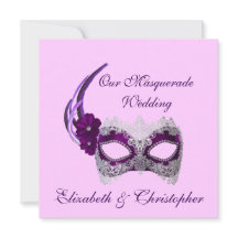 "Notre Mariage masqué" - Masque royal violet