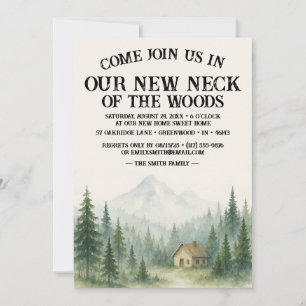 Invitation Notre Nouveau Coin De Bois   Pendaison De Crémaill