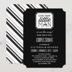 Invitation Notre Nouveau Petit Homme Est Sur Le Chemin Du Bab
