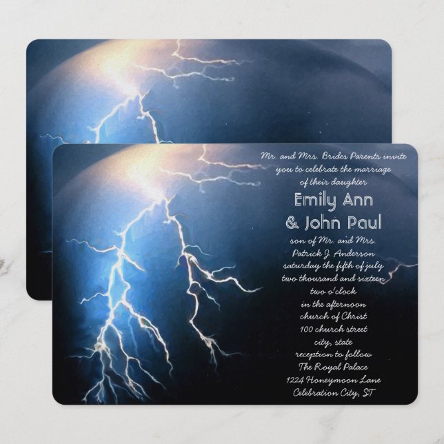 Invitation Notre Nouvelle Aventure Commence Elle Frappe Mon M (Devant / Derrière)