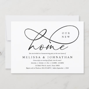 Invitation Notre nouvelle maison, Cosy House Party