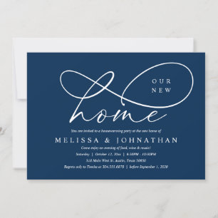 Invitation Notre nouvelle maison, Cosy House Party