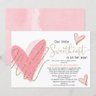 Invitation Notre petit baby shower d'amour