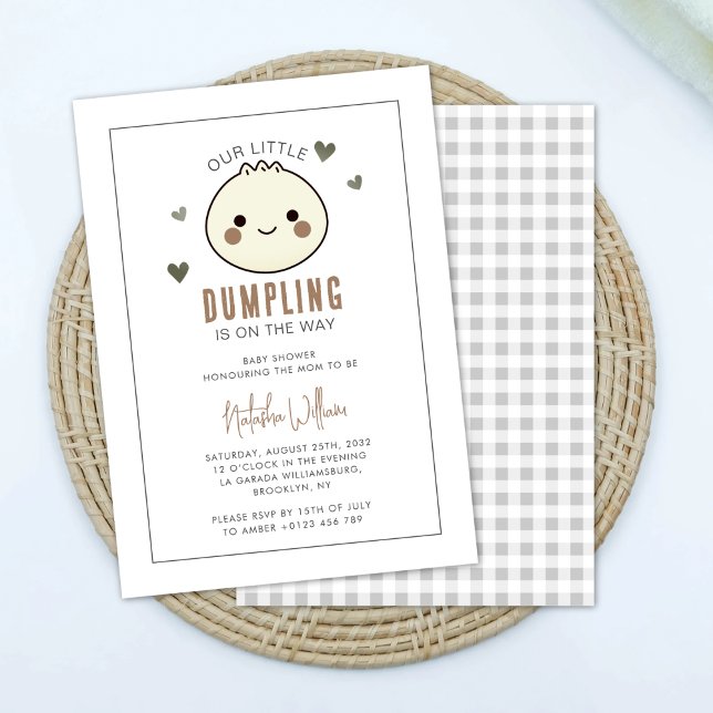 Invitation Notre petit Baby shower neutre pour les femmes (Créateur téléchargé)