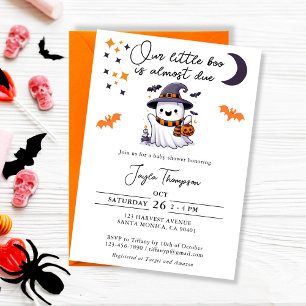 Invitation Notre Petit Boo A Presque Dû Être Baby shower