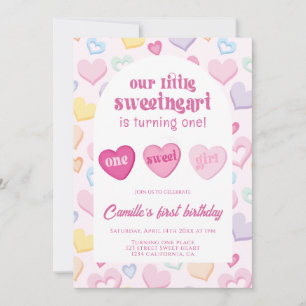 Invitation Notre petit chéri a un an d'anniversaire 