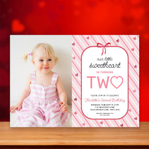 Invitation Notre Petit Chou Pour Son Deuxième Anniversaire Ph
