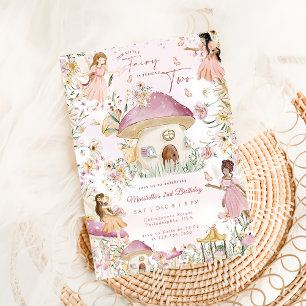 Invitation Notre Petit Jardin Floral Fairy 2e Anniversaire I