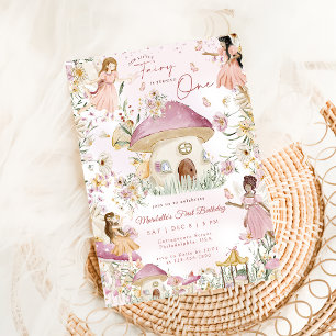 Invitation Notre Petit Jardin Floral Fairy Premier Anniversai