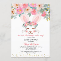 Notre petit lapin est en chemin baby shower