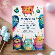 Notre Petit Monstre Whimsical Kids Birthday Party