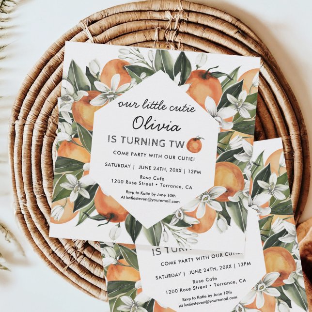 Invitation Notre petite coutume à deux ans de fête (Créateur téléchargé)