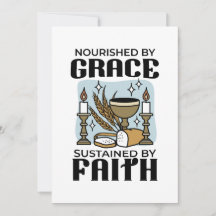Nourri par la Grâce, Soutenu par la Foi Design