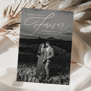 Invitation Nous Avons Décidé Sur Forever Fiançailles Faire-pa