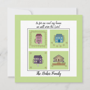 Invitation Nous avons déménagé - la foi basée Sur moi et ma m