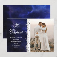 Nous avons Eloped Parties scintillant Coeurs Photo