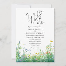 Nous faisons des fleurs sauvages de mariage floral