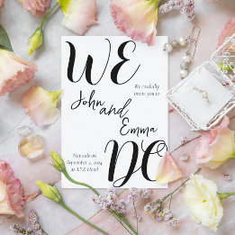 INVITATION NOUS FAISONS DU MARIAGE