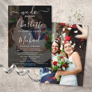 Invitation Nous faisons partie deux scénario de mariage 2 pho