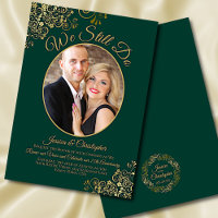 Nous faisons toujours Emerald & Gold Mariage Vow R