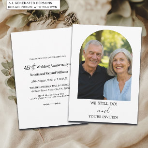 Invitation Nous faisons toujours Photo d'anniversaire de mari