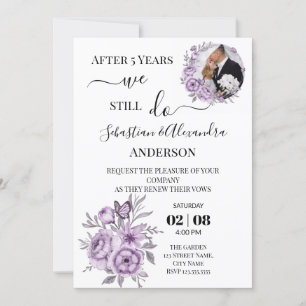 Invitation Nous faisons toujours Renouveler les Vows Mariage 