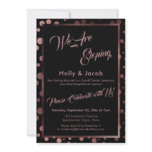 Nous Fuyons Rose Gold Confetti Bulles & Noir