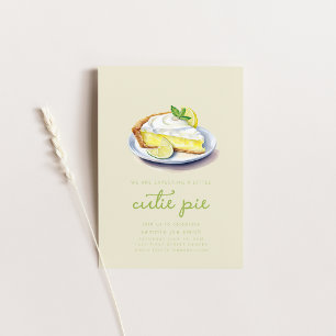Invitation Nous nous attendons à une tarte à la croûte