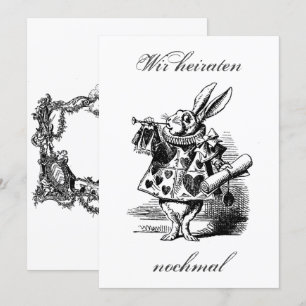 Invitation Nous nous marions à nouveau – Mariage – Mariage