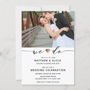 Invitation Nous organisons des réceptions de mariage