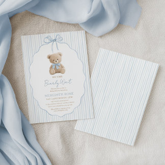 Invitation Nous Pouvons à Peine Attendre Baby Shower Garçon R