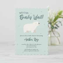 Nous pouvons à peine attendre Baby Shower | Ours P