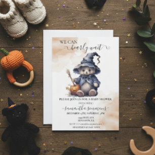 Invitation Nous pouvons à peine attendre la Baby Shower Hallo