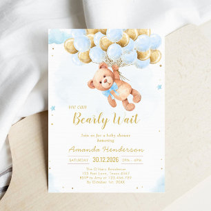 Invitation Nous pouvons à peine attendre la Baby Shower Ourso