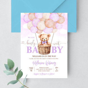 Invitation Nous pouvons à peine attendre la Baby Shower Ourso