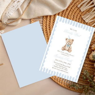 Invitation Nous pouvons à peine attendre la drôle de baby sho