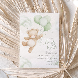 Invitation Nous pouvons à peine attendre ! Sage de l'ours Bal
