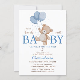 Invitation Nous pouvons attendre le Baby shower