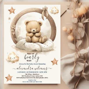 Invitation Nous pouvons attendre le Baby shower