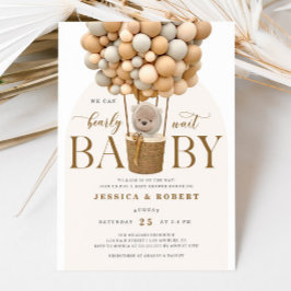 Invitation Nous pouvons attendre le Baby shower