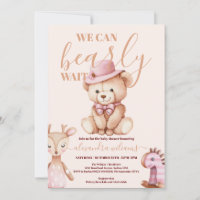 Nous pouvons attendre tôt Teddy Bear Baby shower