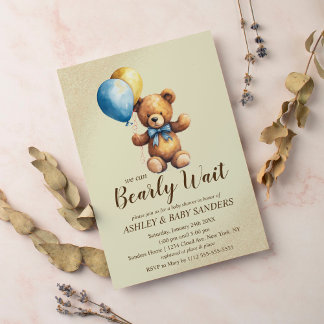 Invitation Nous pouvons Baby shower d'attente précoce