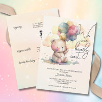 Nous pouvons éteindre le Baby shower d'attente tou