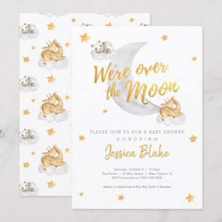 Invitation Nous sommes au-dessus de la lune
