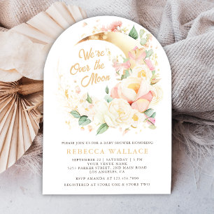 Invitation Nous sommes au-dessus de l'Arche de Fille Florale 