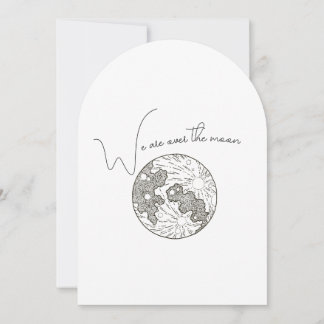 Invitation Nous Sommes Au-Dessus Du Baby shower Lune