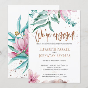 Invitation Nous sommes engagés dans la partie d'engagement de