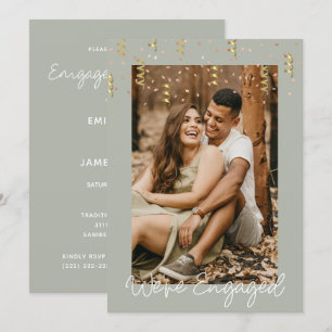 Invitation Nous sommes engagés pour une partie d'engagement p