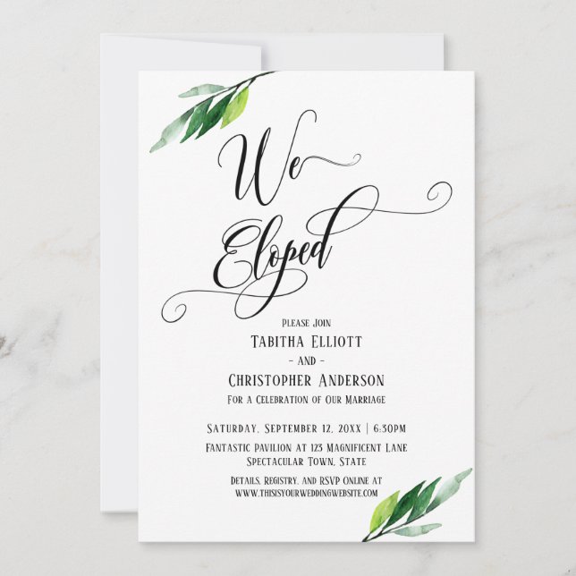 Invitation Nous sommes partis en voyage et avons élaboré un s (Devant)